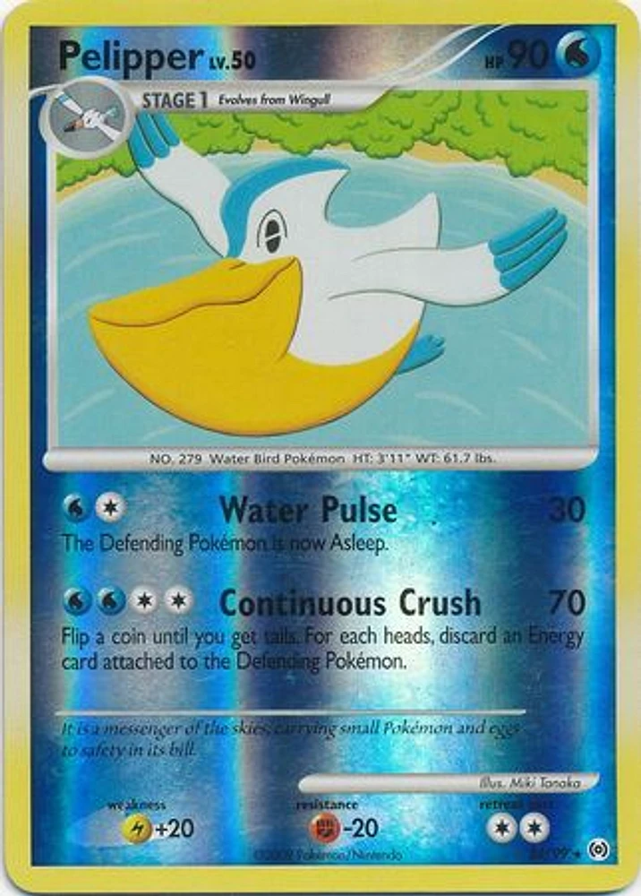 Pelipper - 24/99 - Rare - Reverse Holo