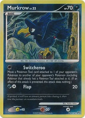 Murkrow - 72/147 - Uncommon - Reverse Holo