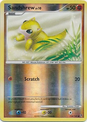 Sandshrew - 124/147 - Common - Reverse Holo