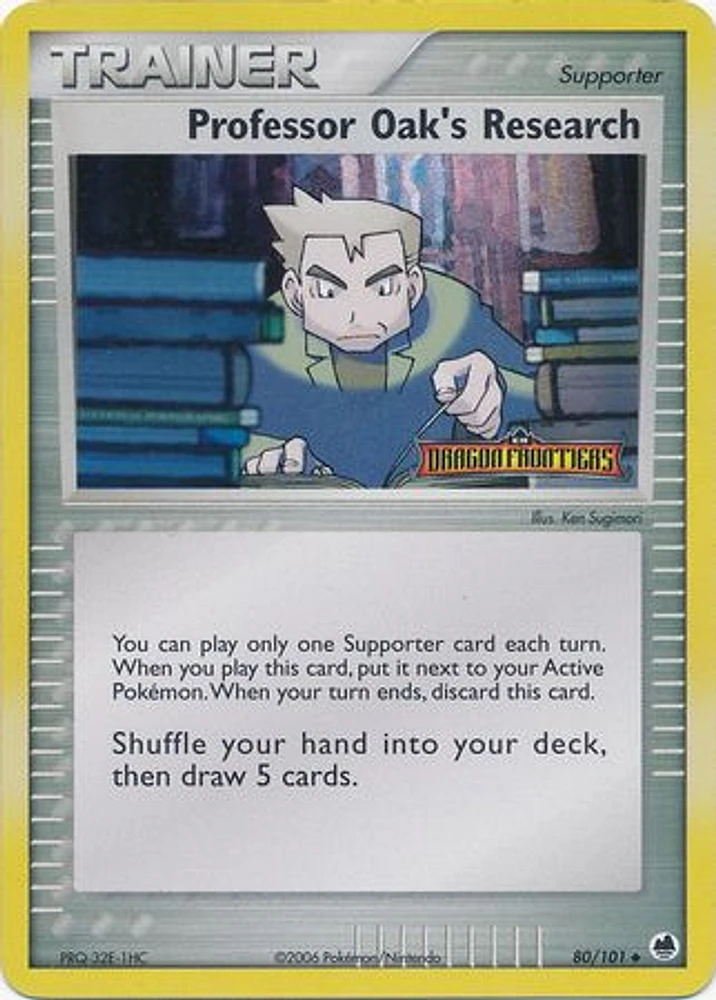 Professor Oak's Research - 80/101 - Uncommon - Reverse Holo