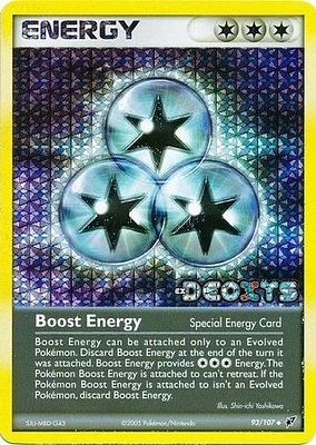 Boost Energy - 93/107 - Uncommon - Reverse Holo