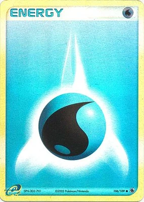 Water Energy - 106/109 - Common - Reverse Holo