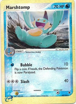 Marshtomp - 40/109 - Uncommon - Reverse Holo