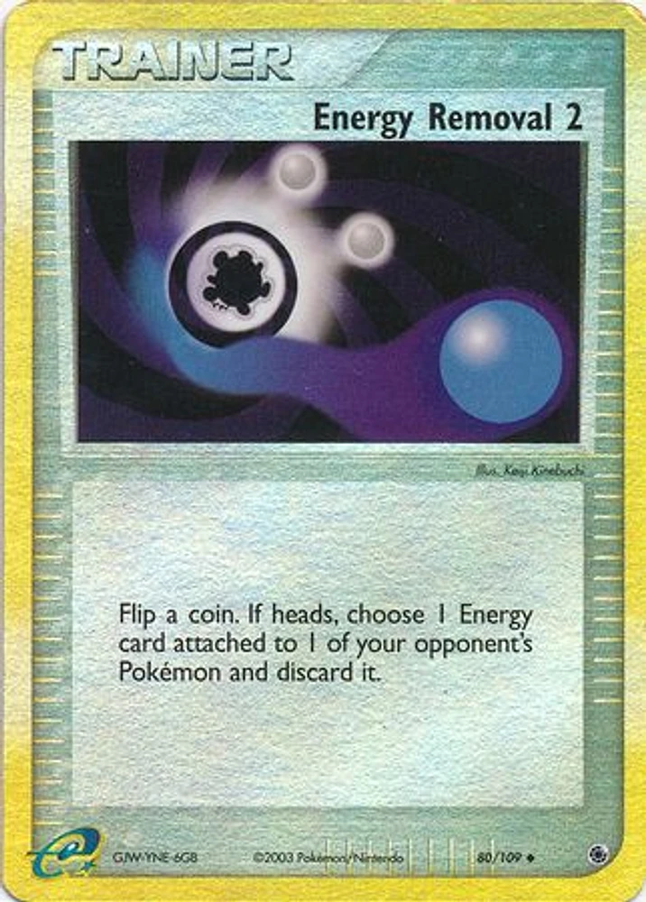 Energy Removal 2 - 80/109 - Uncommon - Reverse Holo