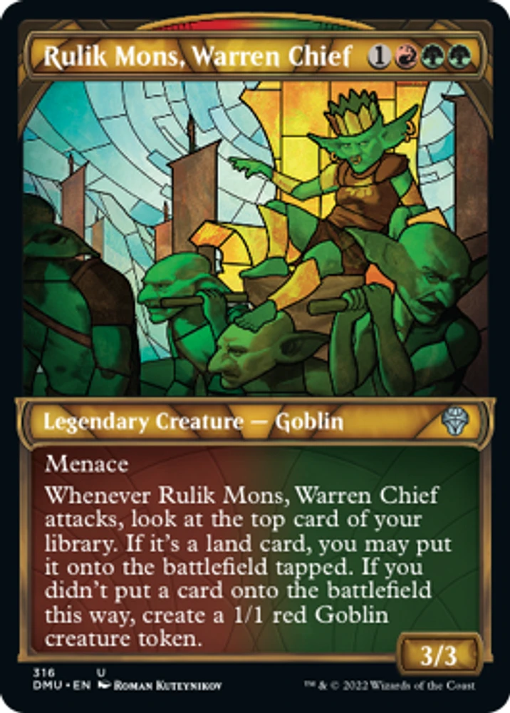 Rulik Mons, Warren Chief - Foil - Showcase