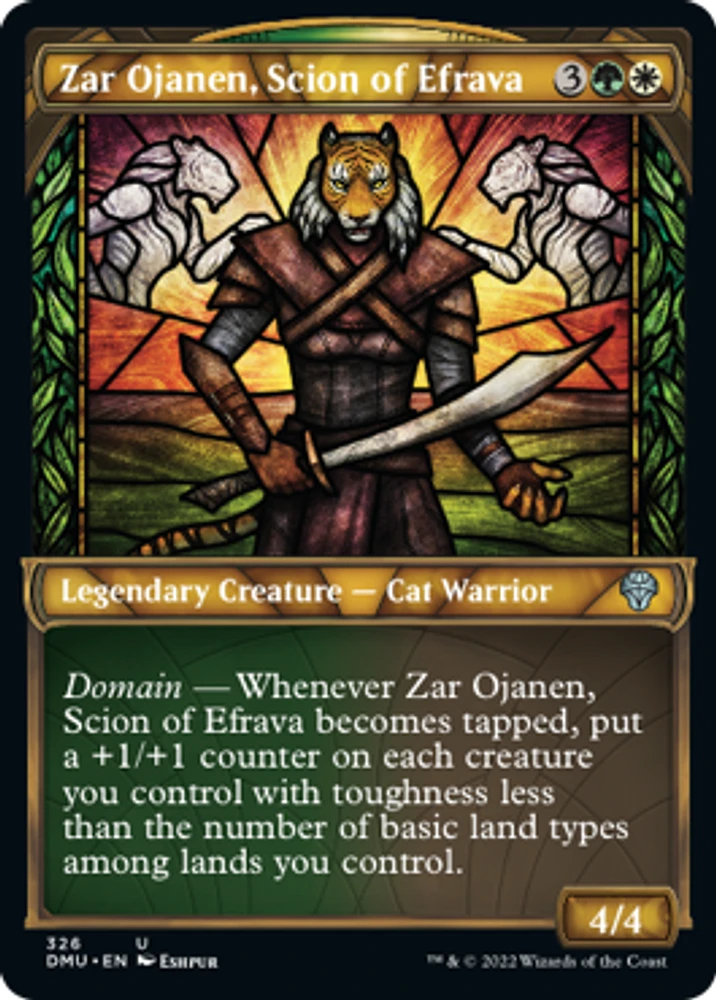 Zar Ojanen, Scion of Efrava - Foil - Showcase