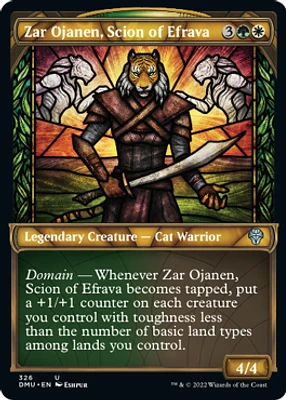Zar Ojanen, Scion of Efrava - Foil - Showcase