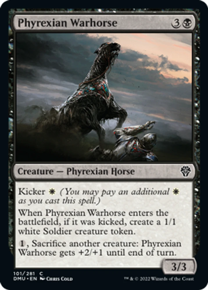 Phyrexian Warhorse - Foil