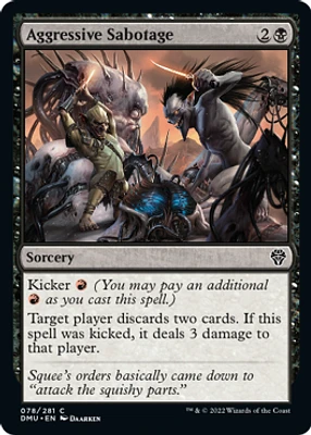 Aggressive Sabotage - Foil