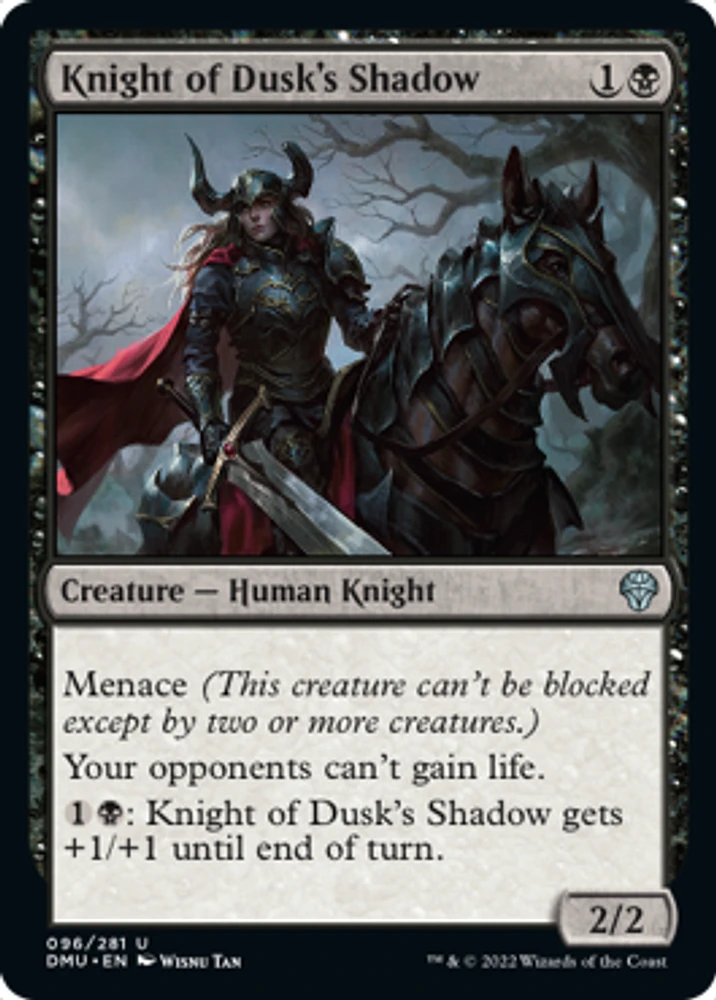 Knight of Dusk's Shadow - Foil