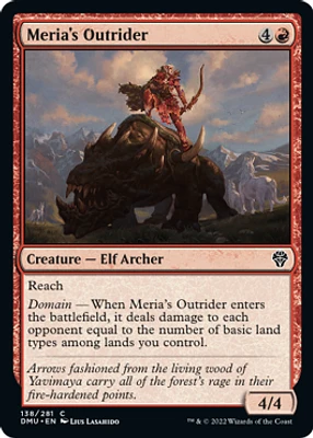 Meria's Outrider - Foil