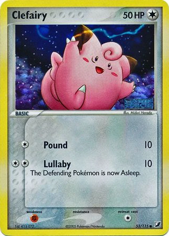 Clefairy - 53/115 - Common - Reverse Holo