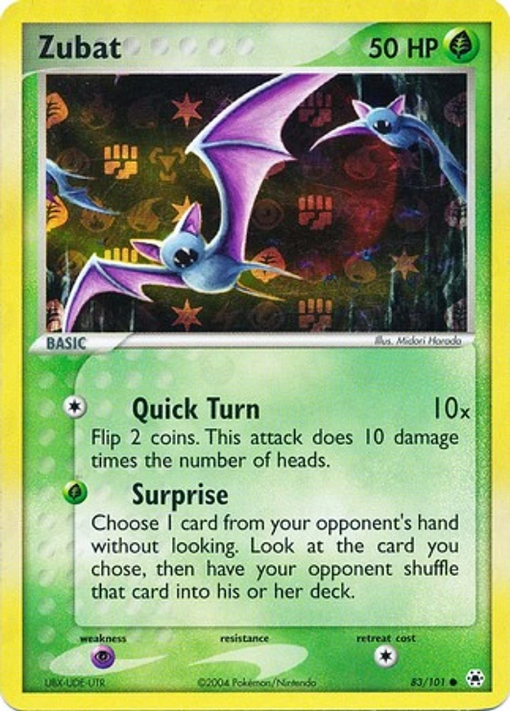 Zubat - 83/101 - Common - Reverse Holo