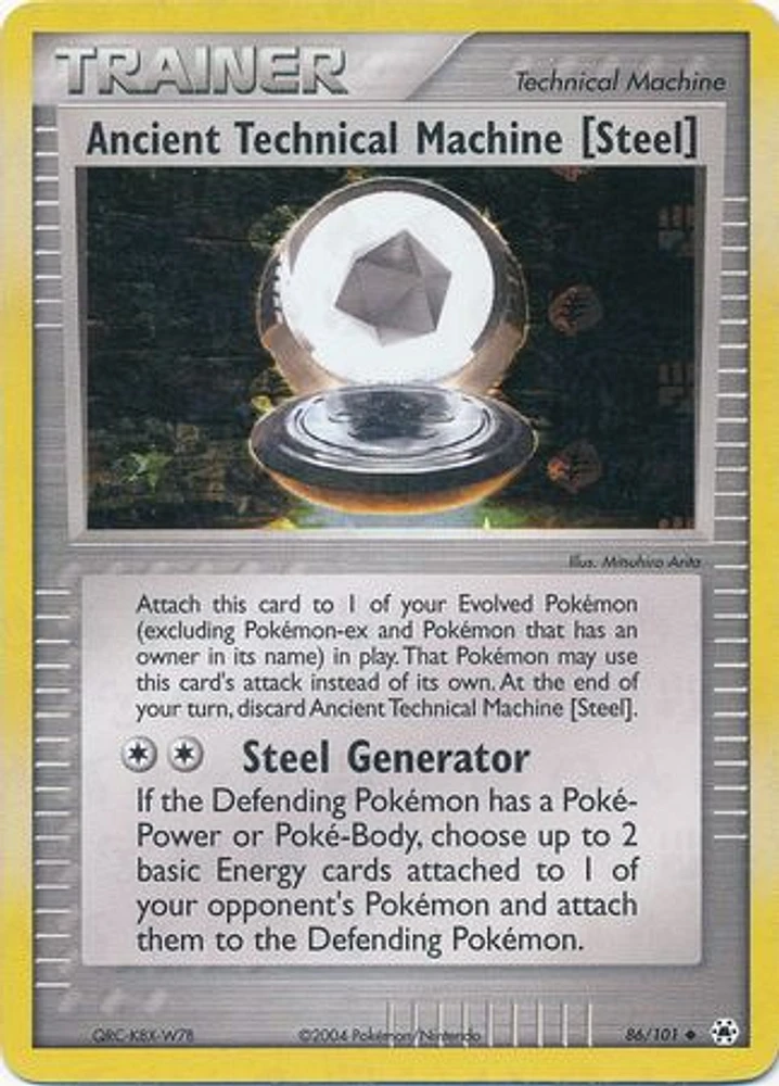 Ancient Technical Machine [Steel] - 86/101 - Uncommon - Reverse Holo