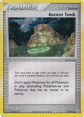 Ancient Tomb - 87/101 - Uncommon - Reverse Holo