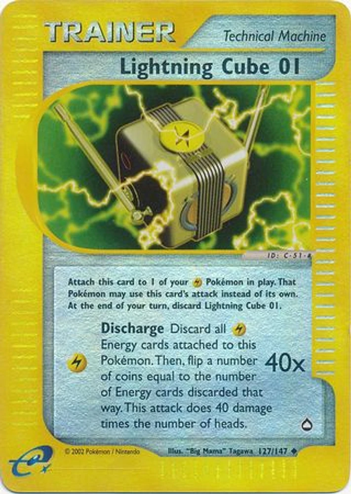 Lightning Cube 01 - 127/147 - Uncommon - Reverse Holo