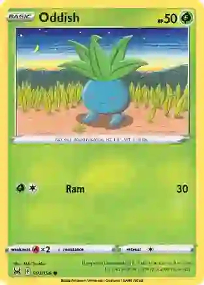 Oddish - 001/196 - Common