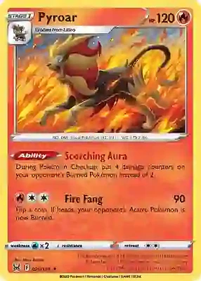 Pyroar - 029/196 - Holo Rare