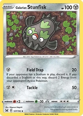 Galarian Stunfisk - 127/196 - Uncommon
