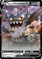 Galarian Perrserker V - 129/196 - Ultra Rare