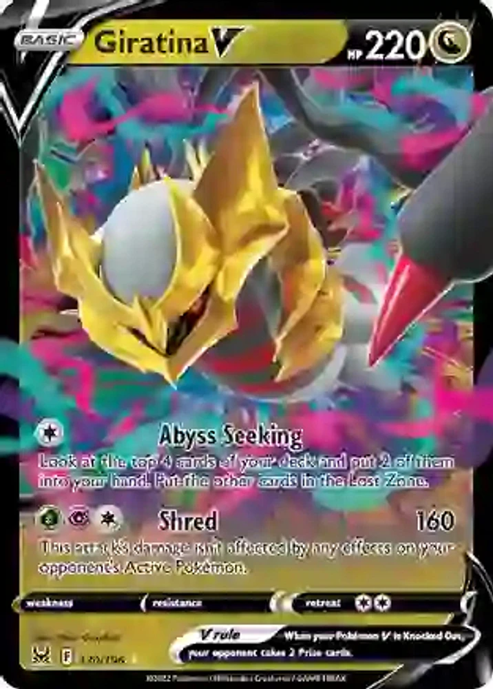 Giratina V - 130/196 - Ultra Rare