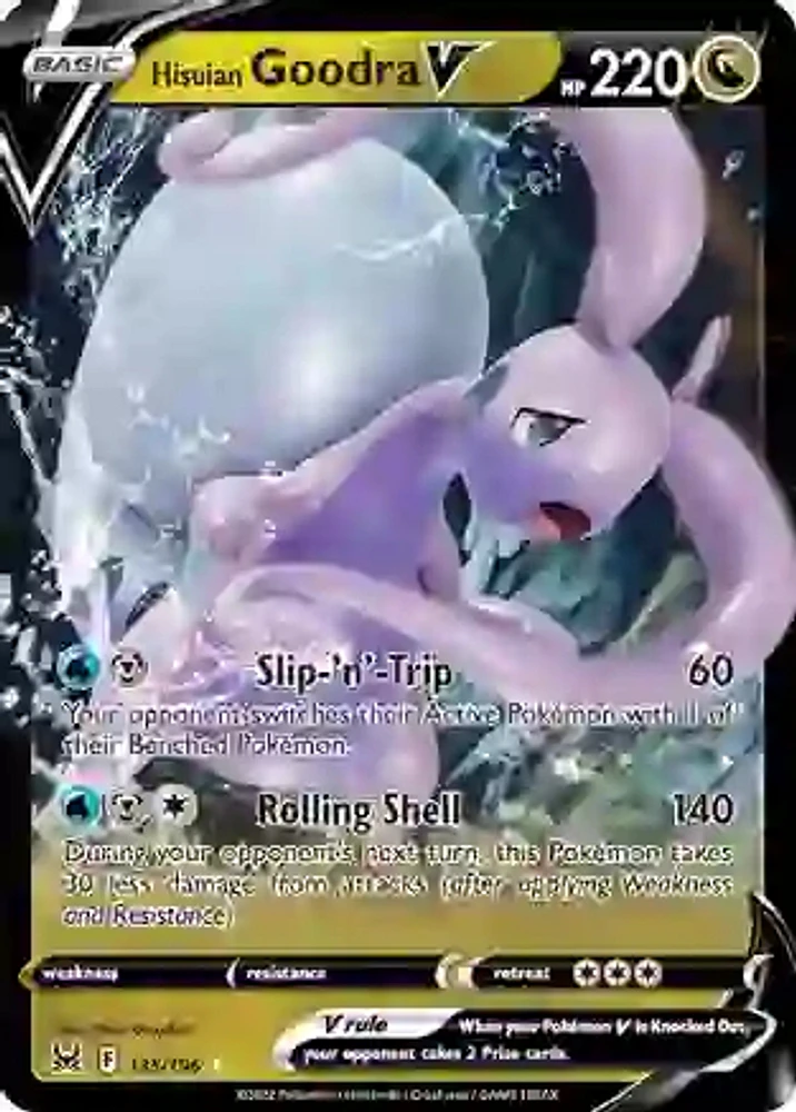 Hisuian Goodra V - 135/196 - Ultra Rare