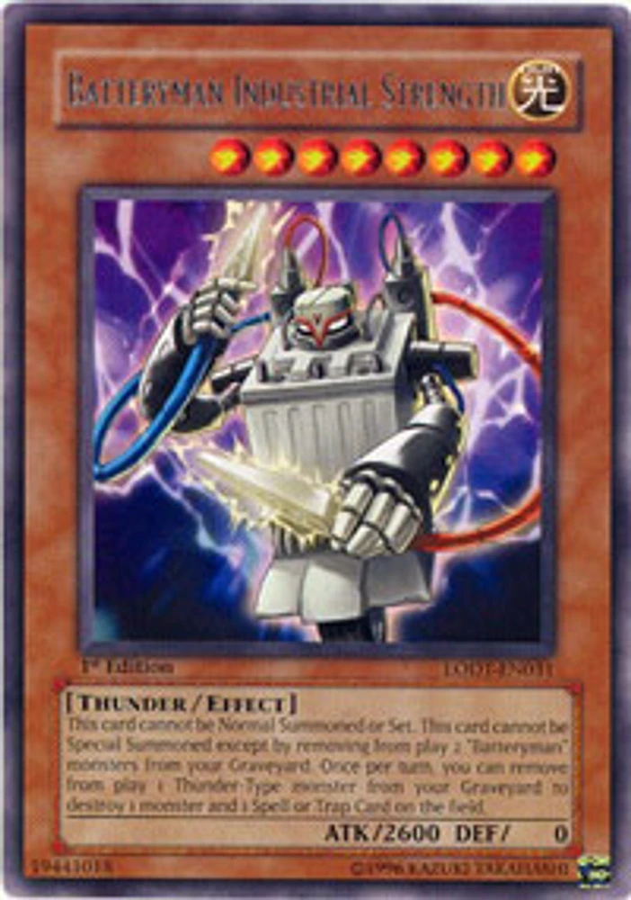 Batteryman Industrial Strength - LODT-EN031 - Rare - Unlimited Edition