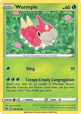 Wurmple - 006/196 Common Reverse Holo