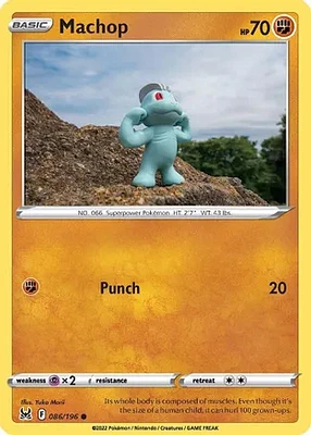 Machop - 086/196 Common Reverse Holo