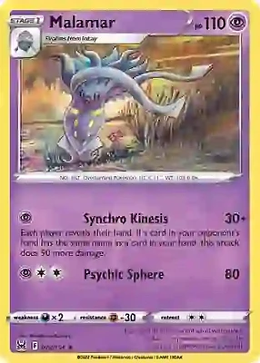 Malamar - 078/196 Rare Reverse Holo