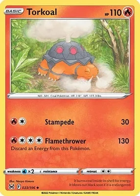 Torkoal - 023/196 Uncommon Reverse Holo