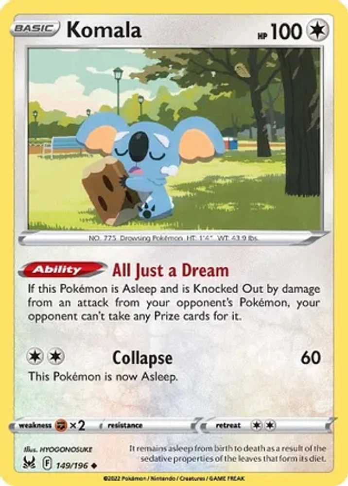 Komala - 149/196 - Uncommon - Reverse Holo