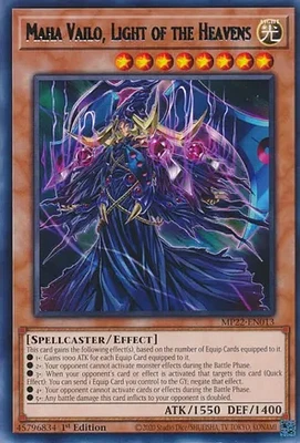 Maha Vailo, Light of the Heavens - MP22-EN013 - Rare - 1st Edition