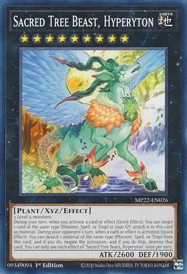 Sacred Tree Beast, Hyperyton - MP22-EN026 - Common - 1st Edition