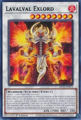 Lavalval Exlord - MP22-EN079 - Rare - 1st Edition