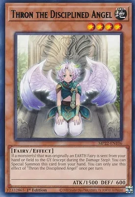 Thron the Disciplined Angel - MP22-EN106 - Rare - 1st Edition