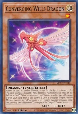 Converging Wills Dragon - MP22-EN118 - Common - 1st Edition