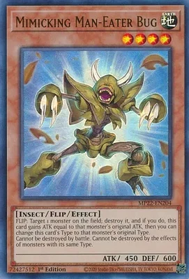 Mimicking Man-Eater Bug - MP22-EN204 - Ultra Rare - 1st Edition