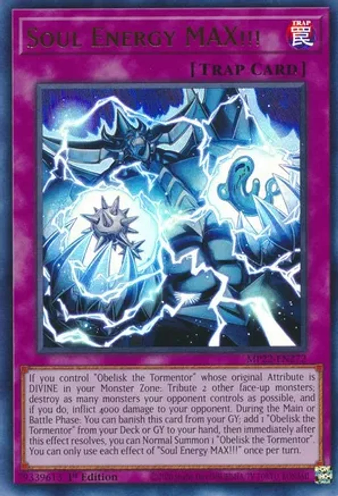 Soul Energy MAX!!! - MP22-EN272 - Ultra Rare - 1st Edition