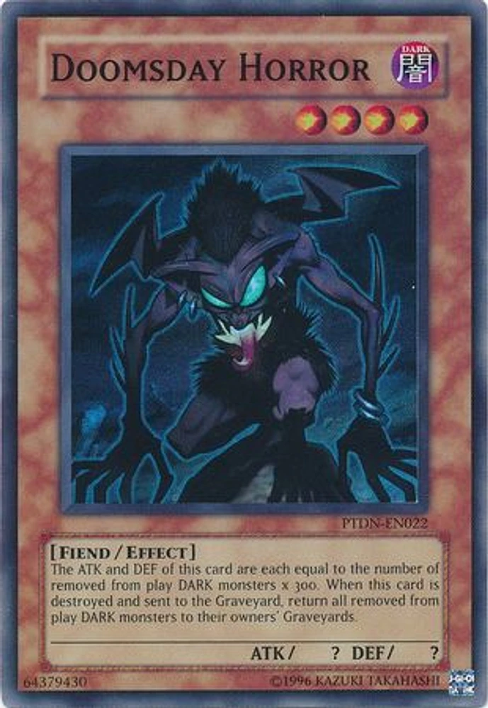 Doomsday Horror - PTDN-EN022 - Super Rare - Unlimited Edition