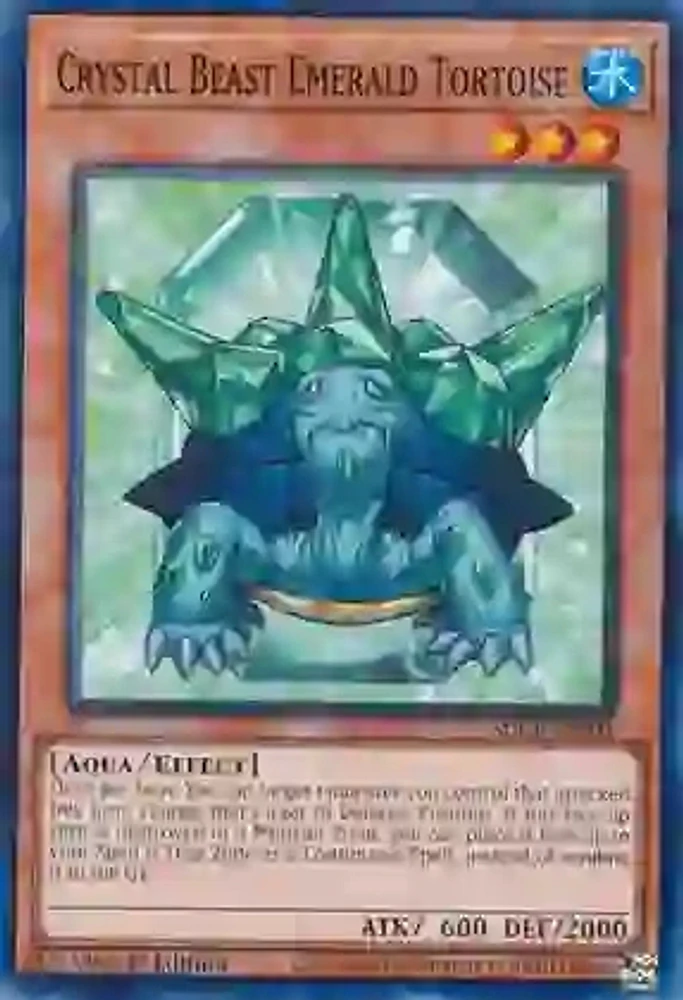 Crystal Beast Emerald Tortoise - SDCB-EN003 - Common - 1st Edition