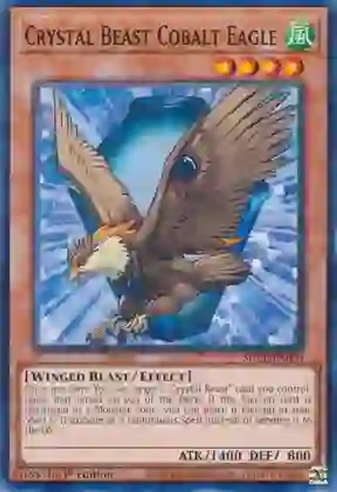 Crystal Beast Cobalt Eagle - SDCB-EN006 - Common - 1st Edition