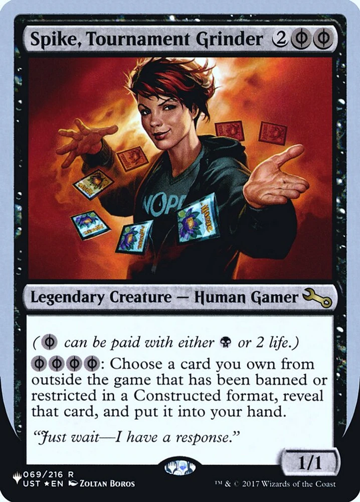 Spike, Tournament Grinder - Foil - The List