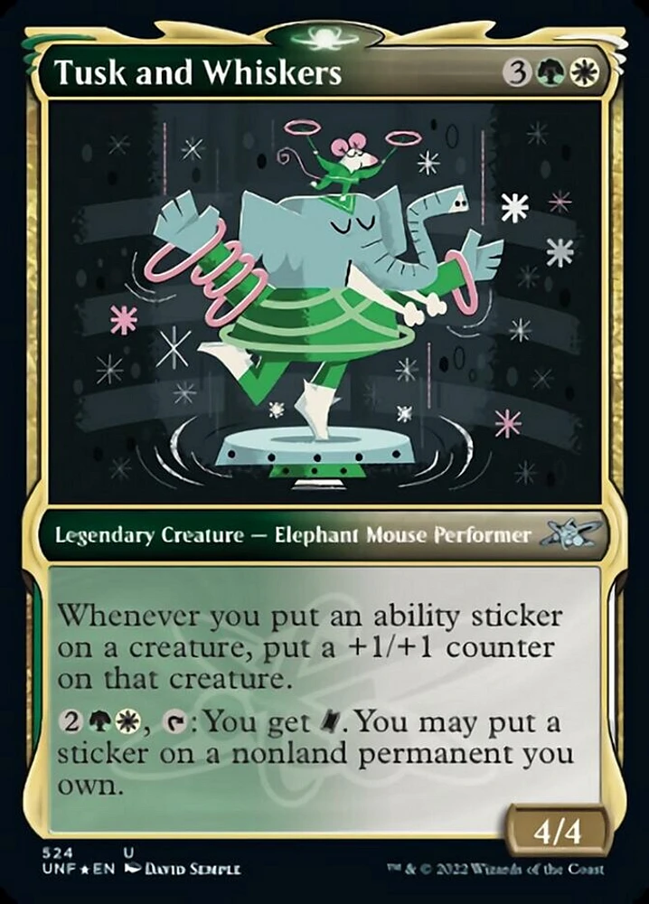 Tusk and Whiskers - Showcase - Galaxy Foil