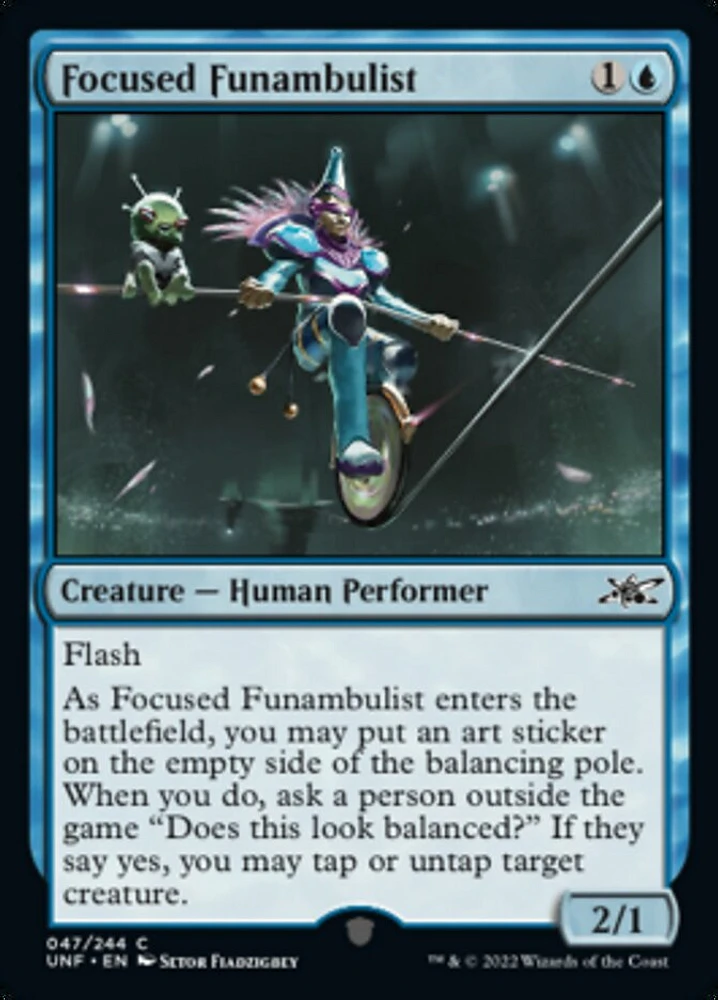 Focused Funambulist - Foil