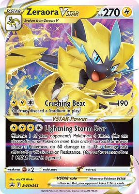 Zeraora VSTAR - SWSH265 - SWSH Black Star Promos