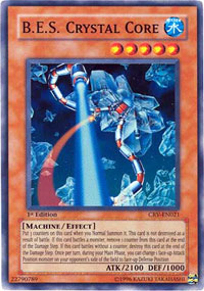 B.E.S. Crystal Core - CRV-EN021 - Super Rare - Unlimited Edition