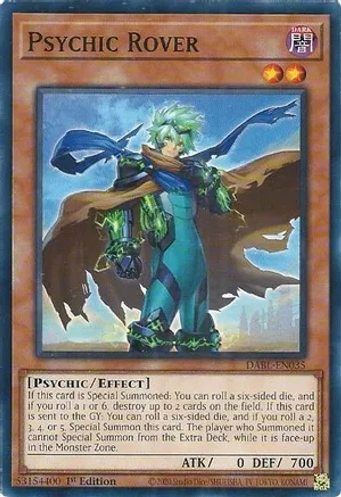 Psychic Rover - DABL-EN035 - Common - 1st Edition