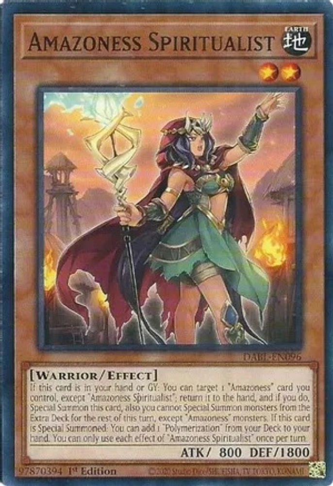 Amazoness Spiritualist - DABL-EN096 - Common - 1st Edition