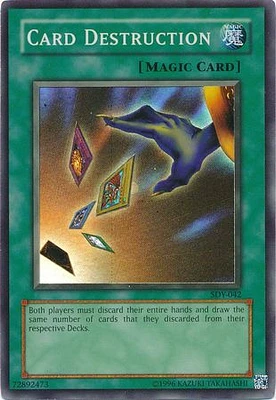 Card Destruction - SDY-042 - Super Rare - Unlimited Edition